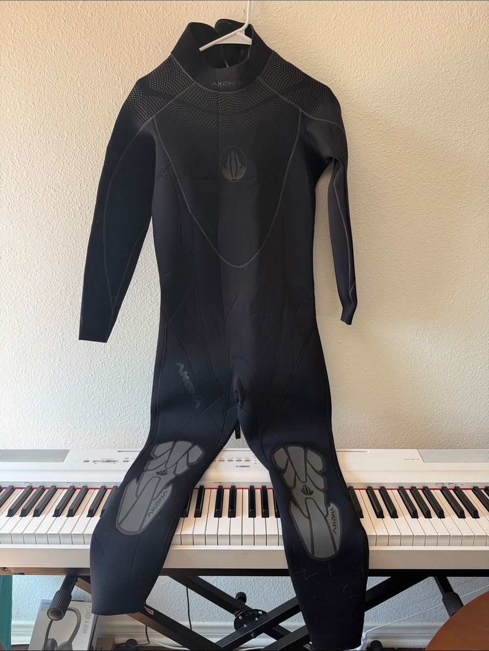 Adult Black One-Piece Wetsuit by Akona